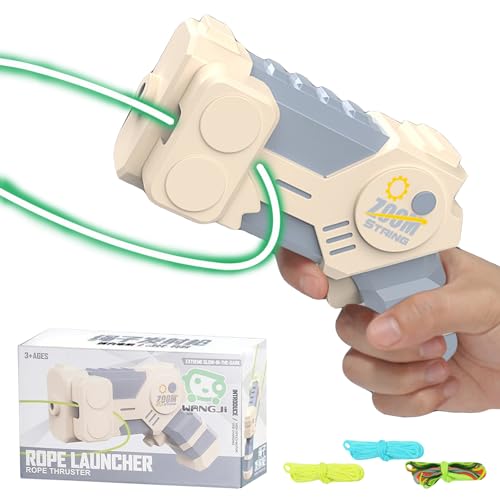 YOUYIKE Lasso String Shooterm, Portable Rope Launcher, Rope Launcher Propeller, Game Shooter String Toy, Lassen Sie das leuchtende Seil durch die Luft fliegen, Geschenkidee für Kinder YOUYIKE Lasso String Shooterm, Portable Rope Launcher, Rope Launcher Propeller, Game Shooter String Toy, Lassen Sie das leuchtende Seil durch die Luft fliegen, Geschenkidee für Kinder von YOUYIKE