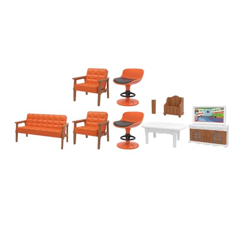 Miniatur-Raummöbel-Set mit Zubehör für 1/12 Puppenhäuser, Dekorationen, Szene, Landschaftsbau für Kinder, Rollenspiel, Puppenhäuser, Möbel-Set Miniatur-Raummöbel-Set mit Zubehör für 1/12 Puppenhäuser, Dekorationen, Szene, Landschaftsbau für Kinder, Rollenspiel, Puppenhäuser, Möbel-Set von YPREWY