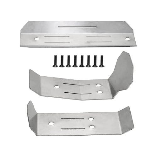 YPREWY Fernbedienung Skid Plate Chassis Modell Edelstahl Auto Supplies Skid Guard Board Schützende Abnehmbare Teile Edelstahl Chassis Guard YPREWY Fernbedienung Skid Plate Chassis Modell Edelstahl Auto Supplies Skid Guard Board Schützende Abnehmbare Teile Edelstahl Chassis Guard von YPREWY