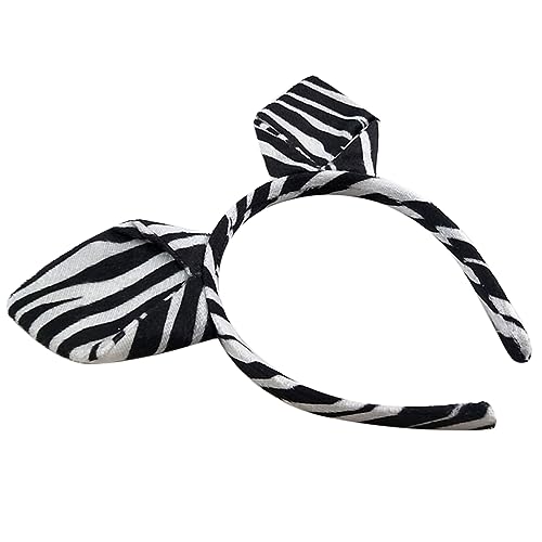 YPREWY Zebras Haarreifen Tierstreifen Kopfschmuck Cartoon Tier Stirnband Cosplay Tier Kopfschmuck Bühnenbedarf von YPREWY