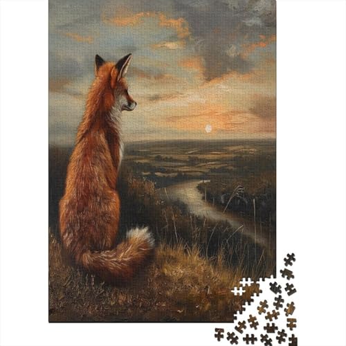 Fuchs Puzzle 1000 Teile Erwachsener Kniffel Spaß Für Die Ganze Familie - Abwechslungsreiche 1000 Puzzleteilige Motive Puzzle Erwachsene, Puzzel 1000pcs (75x50cm) von YPZADTGHG