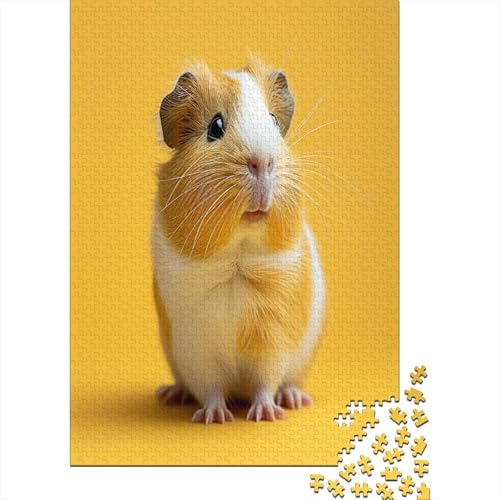 Hamster Puzzle 1000 Teile Puzzles Für Erwachsene Lernspiel Herausforderungsspielzeug 1000-teilige Puzzlespiel Für Erwachsene Kinder Puzzel 1000pcs (75x50cm) von YPZADTGHG