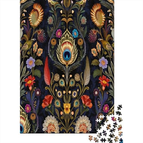 Pfau Puzzle 1000 Teile Erwachsener Kniffel Spaß Für Die Ganze Familie - Abwechslungsreiche 1000 Puzzleteilige Motive Puzzle Erwachsene, Puzzel 1000pcs (75x50cm) von YPZADTGHG