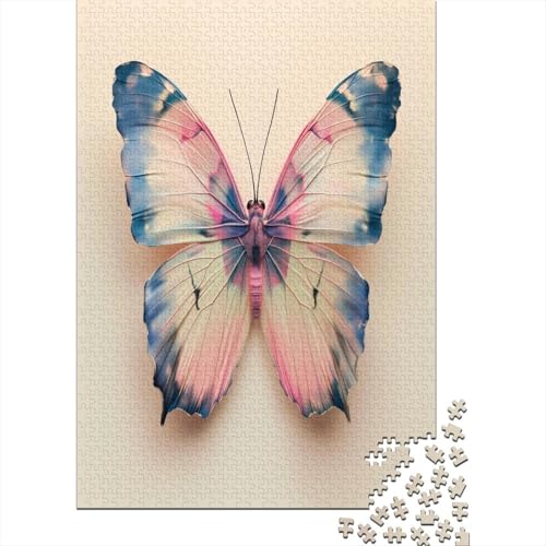 Schmetterling 1000 Stück Puzzles Für Erwachsene Teenager Stress Abbauen Familien-Puzzlespiel 1000-teiliges Puzzle Kinder Lernspiel Spielzeug Geschenk Puzzel 1000pcs (75x50cm) von YPZADTGHG