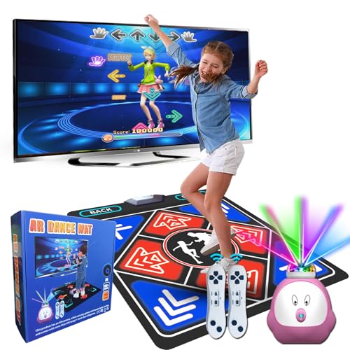 YRPRSODF Tanzmatte für Kinder und Erwachsene, TV-Tanzmatten mit HD-Kamera, Plug-and-Play-Tanzmatte für Mädchen, Tanz-Pad-Spiel für die Übung, Geschenke für Mädchen Jungen im Alter von 3+ von YRPRSODF