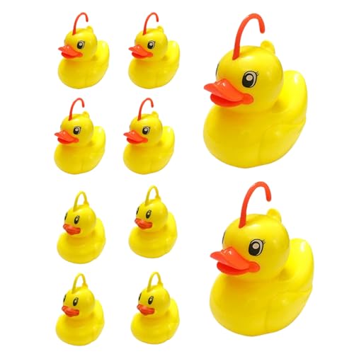 10 Stück Enten Angeln Spielzeug, Enten schwebendes Spielzeug Entenangelspiele Badespielzeug Baby Lernspielset für Kinder Dusche, Pool, Badewanne 10 Stück Enten Angeln Spielzeug, Enten schwebendes Spielzeug Entenangelspiele Badespielzeug Baby Lernspielset für Kinder Dusche, Pool, Badewanne von YRTUOP