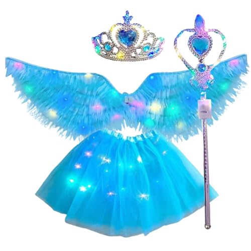 YRTUOP Engelsflügel Kinder - Leuchtende Engelsflügel Für Mädchen - Festkleider Für Bühnenauftritte Hochzeitsfeier Halloween Party Karneval YRTUOP Engelsflügel Kinder - Leuchtende Engelsflügel Für Mädchen - Festkleider Für Bühnenauftritte Hochzeitsfeier Halloween Party Karneval von YRTUOP