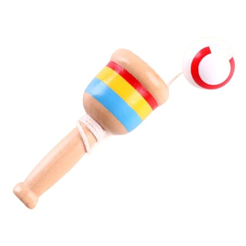 YRTUOP Holzwurf- Und Fangball | Hand Augen Koordination Fördern | Tragbares Hand-Auge-Koordination Spielzeug Für Kinder Ostern Geburtstag Park Spielplatz Schule Picknick Camping YRTUOP Holzwurf- Und Fangball | Hand Augen Koordination Fördern | Tragbares Hand-Auge-Koordination Spielzeug Für Kinder Ostern Geburtstag Park Spielplatz Schule Picknick Camping von YRTUOP