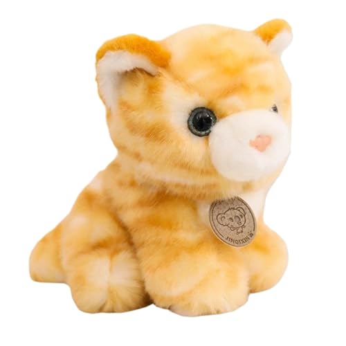 YRTUOP Kuscheltier Katze, 16cm Simulation Katze Puppe Niedliches Katze Plüschtier Katze Plüschfiur Spielzeug Für Kinder & Erwachsene von YRTUOP