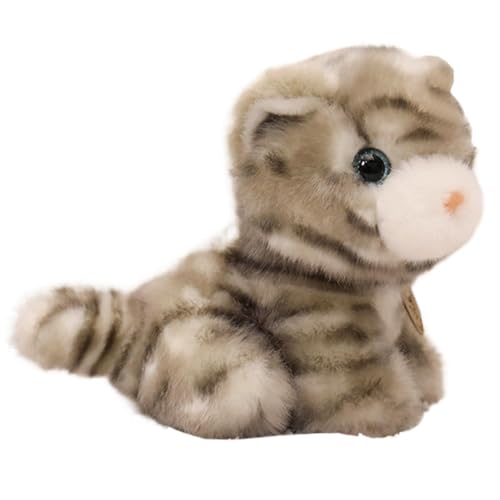 YRTUOP Kuscheltier Katze, 16cm Simulation Katze Puppe Niedliches Katze Plüschtier Katze Plüschfiur Spielzeug Für Kinder & Erwachsene von YRTUOP