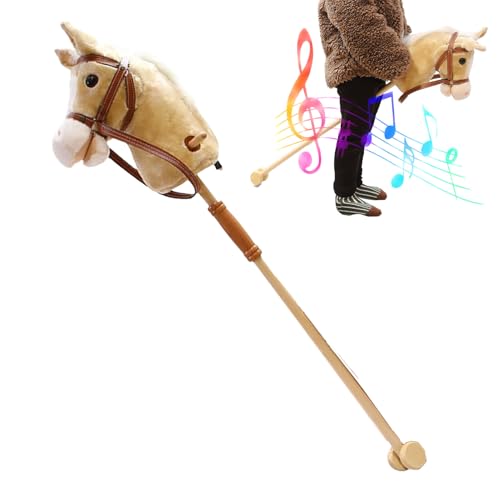 YRTUOP Steckenpferde Für Kinder - Plüsch Steckenpferd Mit Wiehergeräusch Reitspielzeug | Mit Sound Für Kinder Rollenspiel Zuhause Innenbereich Kindergarten Cowgirl Weihnachten Geburtstag YRTUOP Steckenpferde Für Kinder - Plüsch Steckenpferd Mit Wiehergeräusch Reitspielzeug | Mit Sound Für Kinder Rollenspiel Zuhause Innenbereich Kindergarten Cowgirl Weihnachten Geburtstag von YRTUOP