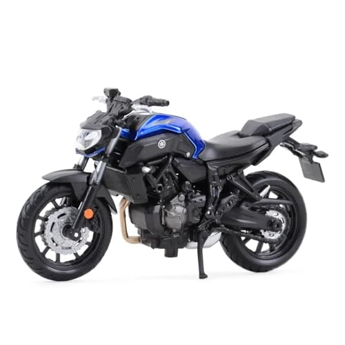 Legierung Sport Modell 1:18 für Yamaha MT07 2018 Modell Legierung Diecast Fahrzeug Display Modell Hobby Motorrad Spielzeug Dekoration Modell Motorrad Für Desktop Dekor von YRXIAO