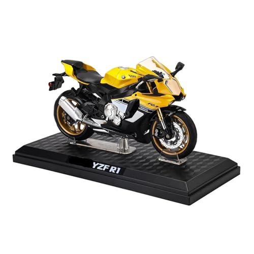 Legierung Sport Modell Maßstab 1:12 Für Yamaha YZF-R1 Legierung Druckguss Auto Motorrad Modell Spielzeug Display Ornamente Modell Dekoration Motorrad Für Desktop Dekor von YRXIAO