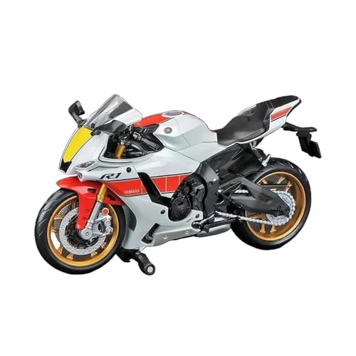 Legierung Sport Modell Maßstab 1:12 Für Yamaha YZF-R1M Motorrad Druckguss Legierung Motorrad Modell Stoßdämpfer Spielzeug Modell Dekoration Motorrad Für Desktop Dekor von YRXIAO