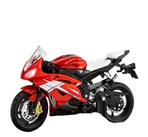 Legierung Sport Modell Maßstab 1:18 Für Yamaha R6 Legierung Sport Metall Fahrrad Modell Diecast Spielzeug Hobby Display Motorrad Ornamente Motorrad Für Desktop Dekor von YRXIAO