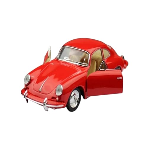 Modellbausatz Auto 1:32 Für Porsche 356B Carrera Coupe Legierung Automodell Druckguss Metall Klassische Fahrzeuge Automodell Miniatursammlung Für Wohndekorationen(Red) von YRXIAO