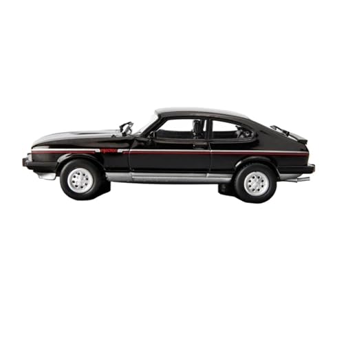 Modellbausatz Auto 1:43 für NOREV Ford Capri3 1980 Schwarz Legierung Auto Modell Legierung Auto Persönliche Hobby Modell Statische Anzeige Für Wohndekorationen von YRXIAO