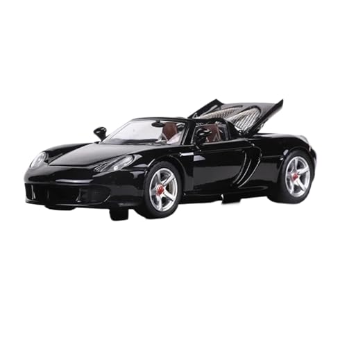 Modellbausatz Auto 1:64 Für Porsche Carrera GT Legierung Modell Auto Limited Edition Hobby Modell Display Ornament Home Kunst Dekoration Für Wohndekorationen(Black) von YRXIAO