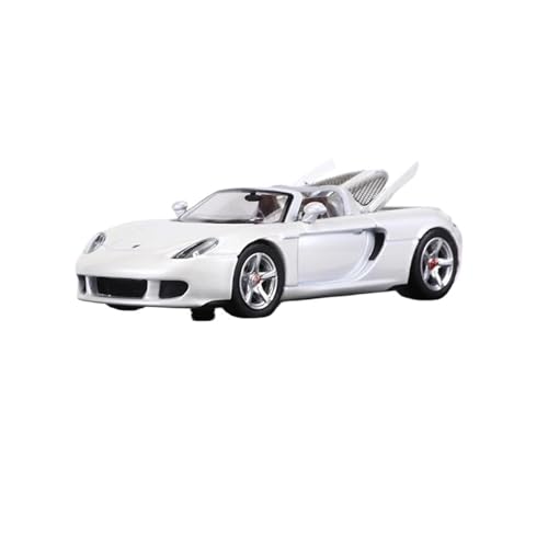 Modellbausatz Auto 1:64 Für Porsche Carrera GT Legierung Modellauto Sammlerstück Modellautos Dekoration Modellautos Display Hobby Modellautos Für Wohndekorationen(White) von YRXIAO