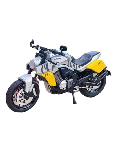 YRXIAO Legierung Sport Modell 1/12 für Tang KnifeLFS700 Motorradmodell Spielzeuglegierung Druckgusskörpermodell Möbeldisplay Hobby Ornamente Motorrad Für Desktop Dekor(White) von YRXIAO