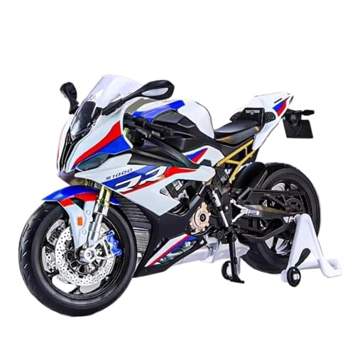 YRXIAO Legierung Sport Modell 1/9 Skala Modell Für BMW S1000RR druckguss Legierung Motorrad Straße Sport Motorrad Modell Hobby Display Ornamente Modell Motorrad Für Desktop Dekor von YRXIAO