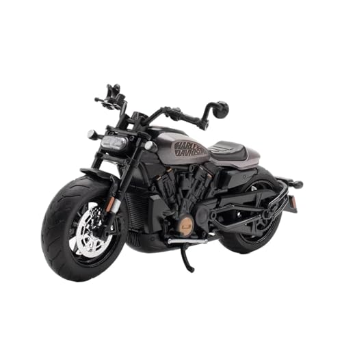 YRXIAO Legierung Sport Modell 1:12 Für Harley Sportster S Motorrad Hohe Simulation Druckguss Metall Legierung Modell Auto Sound Und Sammlung M41 Motorrad Für Desktop Dekor(Silver) von YRXIAO