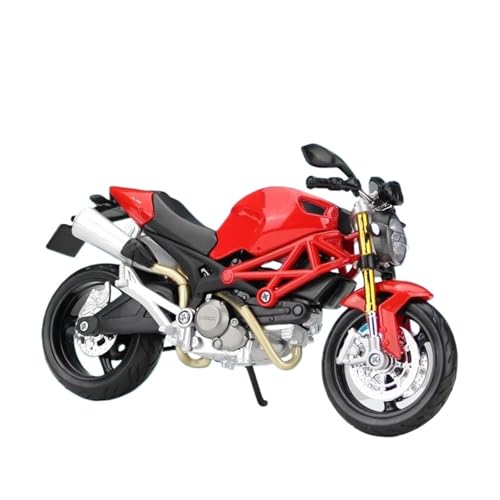 YRXIAO Legierung Sport Modell 1:12 Für Monster 696 Simulation Legierung Motorrad Modell Druckguss Legierung Spielzeug Straße Motorrad High-End-Modell Motorrad Für Desktop Dekor von YRXIAO