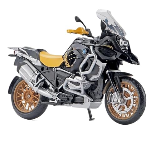 YRXIAO Legierung Sport Modell 1:12 für BMW R1250GS Legierung Motorrad Druckguss Metall Straße Sport Motorrad Display Dekoration Simulation Handwerk Motorrad Für Desktop Dekor(Yellow) von YRXIAO