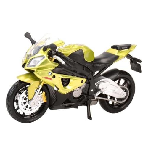 YRXIAO Legierung Sport Modell 1:18 Für BMW S1000RR Statische Druckgussfahrzeugsammlung Hobbylegierung High-End-Motorradmodell Spielzeug Motorrad Für Desktop Dekor von YRXIAO