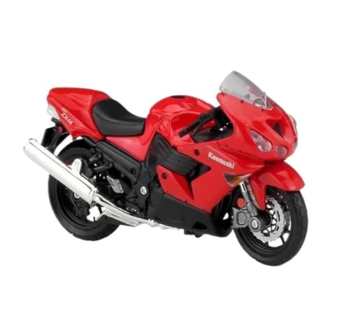 YRXIAO Legierung Sport Modell 1:18 Für Kawasaki ZX14R Legierung Druckguss Motorrad Hobby Desktop Dekoration Bedienbaren Stoßdämpfer Spielzeug Modell Motorrad Für Desktop Dekor von YRXIAO