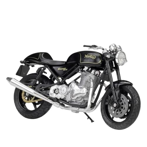 YRXIAO Legierung Sport Modell 1:18 Für Norton Commando 961 SE Legierung Druckguss Motorrad Modell Mit Bedienbaren Stoßdämpfer Auto Modell Ornamente Motorrad Für Desktop Dekor von YRXIAO