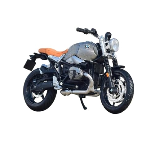 YRXIAO Legierung Sport Modell 1:18 für BMW R Nine T Scrambler Legierung Motorrad Hobby Druckguss Metall Straße Off-Road Motorrad Display Ornamente Motorrad Für Desktop Dekor von YRXIAO