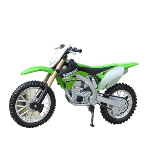 YRXIAO Legierung Sport Modell 1:18 für Kawasaki KX 450F Druckguss-Legierung Fahrzeug Sammlerstück Motorrad Ausstellungsmodell Hobby-Modell Ornament Motorrad Für Desktop Dekor von YRXIAO