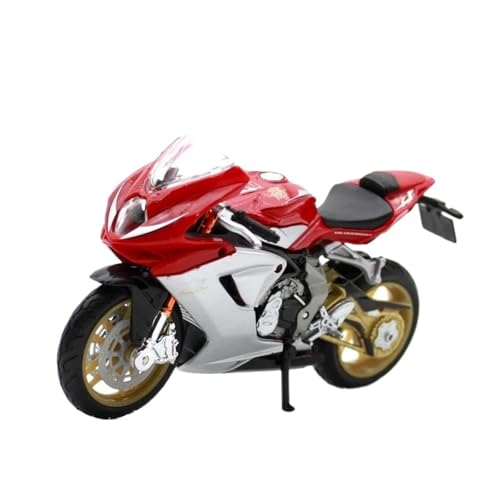 YRXIAO Legierung Sport Modell 1:18 für MV Agusta F3 Serie ORO 2012 Edition Statische Druckguss Fahrzeug Zink-Legierung Motorrad Modell Spielzeug Motorrad Für Desktop Dekor von YRXIAO