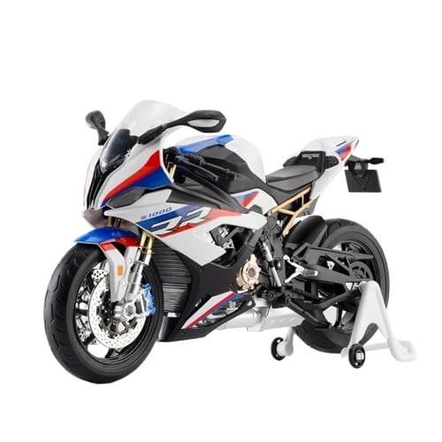 YRXIAO Legierung Sport Modell 1:9 für BMW S1000RR Große Größe Druckguss Desktop Ornamente Display Motorrad Spielzeug Auto Off-Road Spielzeug Auto M42 Motorrad Für Desktop Dekor von YRXIAO