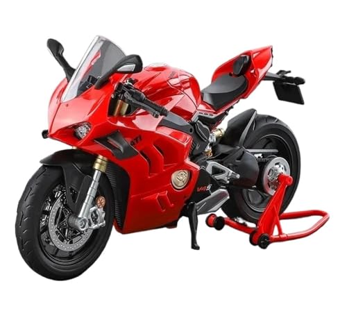 YRXIAO Legierung Sport Modell 1:9 für Ducati Panigale V4S Off-Road Motorrad Legierung Prozess druckguss Motorrad Modell Dekoration Serie Ornamente Motorrad Für Desktop Dekor von YRXIAO