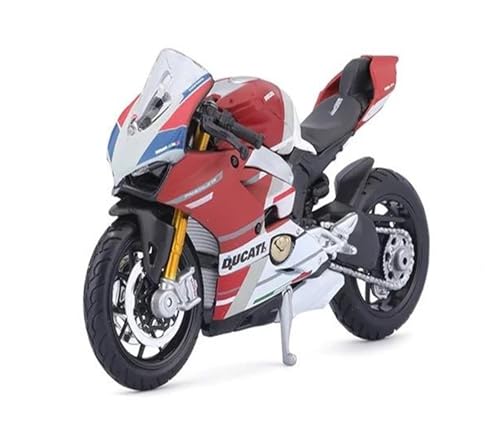 YRXIAO Legierung Sport Modell Für Ducati Panigale V4 S Corse Maßstab 1:18 Legierung Motorrad Druckguss Sammlung-Ebene Ornamente Modell Home Display Motorrad Für Desktop Dekor von YRXIAO