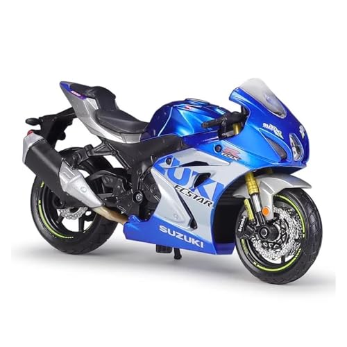 YRXIAO Legierung Sport Modell Für Suzuki GSXR1000R 1:18 Diecast Motorrad Modell Legierung Modell Hobby Display Ornamente Motorrad Miniatur Spielzeug Motorrad Für Desktop Dekor von YRXIAO