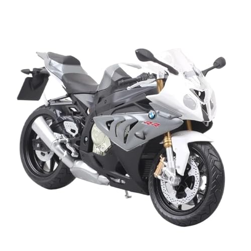 YRXIAO Legierung Sport Modell Maßstab 1:12 Für BMW S1000RR Motorrad 2009 Motorradmodell Legierung Druckguss Spielzeugfahrzeug Hobby Display Ornamente Motorrad Für Desktop Dekor von YRXIAO