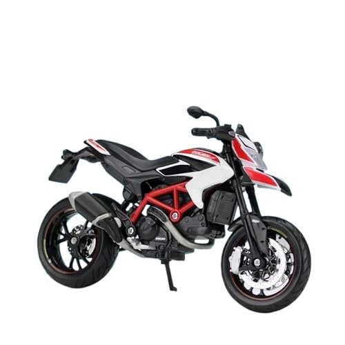 YRXIAO Legierung Sport Modell Maßstab 1:12 für Ducati Hypermotard SP 2013 Simulationslegierung fertiges Motorradmodell Sammlung Ornamente Motorrad Motorrad Für Desktop Dekor von YRXIAO