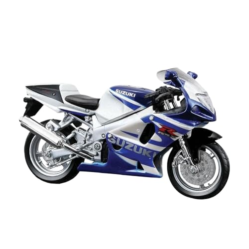 YRXIAO Legierung Sport Modell Maßstab 1:18 Für Suzuki GSX-R750 Legierung Druckguss Motorrad Auto Modell Hobby Display Motorrad Ornamente Spielzeug Motorrad Für Desktop Dekor von YRXIAO