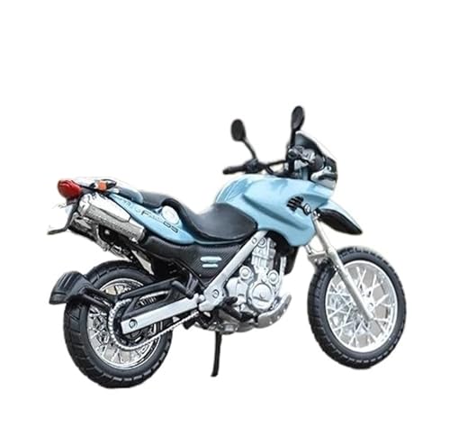 YRXIAO Legierung Sport Modell Maßstab 1:18 für BMW F 650 GS statisches Druckguss-Fahrzeug-Display Ornamente Motorrad-Dekoration Modell Spielzeugauto Motorrad Für Desktop Dekor von YRXIAO