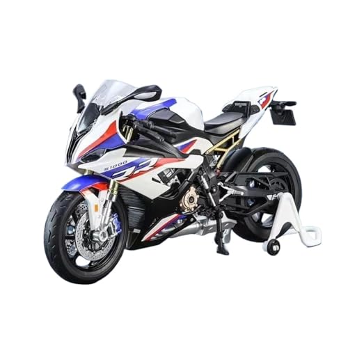 YRXIAO Legierung Sport Modell Maßstab 1:9 Für BMW S1000RR Legierungsdruckguss Großes Motorradmodell Geländewagen-Serie Dekorative Automodell-Ornamente Motorrad Für Desktop Dekor von YRXIAO