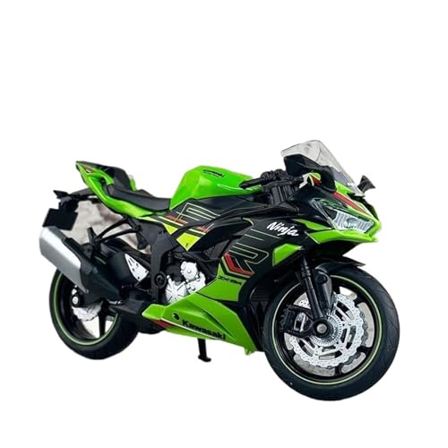 YRXIAO Legierung Sport Modell Modell Maßstab 1:12 Für Kawasaki Ninja ZX-6R Motorradmodell Spielzeugauto-Sammlung Stoßdämpfer Off-Road-Motorradauto M51 Motorrad Für Desktop Dekor von YRXIAO