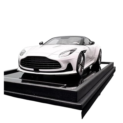 YRXIAO Modellbausatz Auto 1/18 Für Aston Martin DB12 Coupé Resin Car Model Collection Limited Edition Alloy Model Collectible Alloy Car Modelle Für Wohndekorationen(White) von YRXIAO