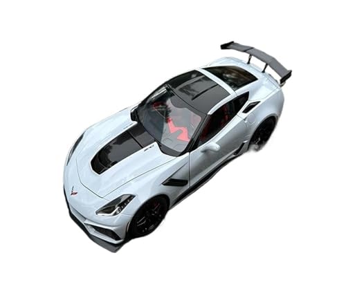 YRXIAO Modellbausatz Auto 1/18 Für Chevrolet Corvette C7 ZR1 Automodell Statische Anzeige Desktop-Anzeige Hobby-Modellautos Limited Edition-Modell Für Wohndekorationen von YRXIAO