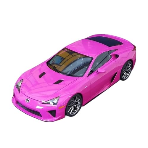 YRXIAO Modellbausatz Auto 1/18 Für Lexus LFA Sportwagen-Modell Heimdekoration Modell Limitierte Auflage Modellautos Modell-Bastler-Sammlerstücke Für Wohndekorationen(Pink) von YRXIAO