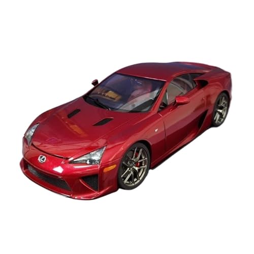 YRXIAO Modellbausatz Auto 1/18 Für Lexus LFA Sportwagen-Modell Heimdekoration Modell Limitierte Auflage Modellautos Modell-Bastler-Sammlerstücke Für Wohndekorationen(Red) von YRXIAO