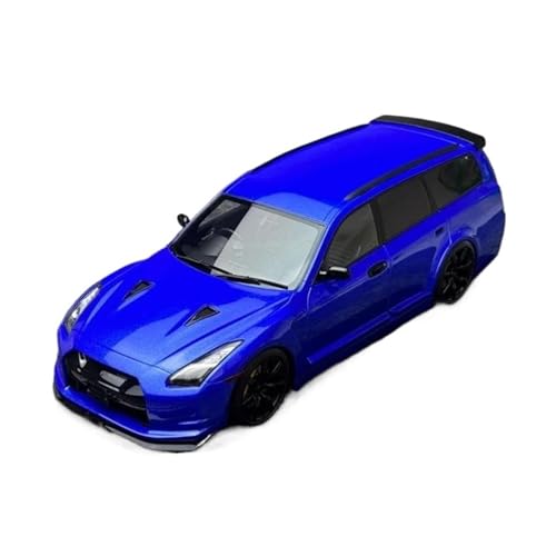 YRXIAO Modellbausatz Auto 1/18 Für Nissan GTR35 Reiseharzmodellsammlung In Limitierter Legierungs Alloy -Legierungsauto -Modelle Für Wohndekorationen(Blue) von YRXIAO