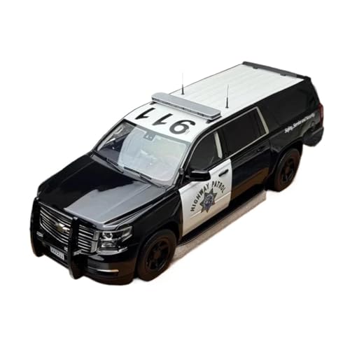 YRXIAO Modellbausatz Auto 1/18 für Chevrolet Suburban SUV 2015 Geländewagen Desktop-Ornamente Druckguss-Modellauto Persönliches Hobby-Display Für Wohndekorationen von YRXIAO